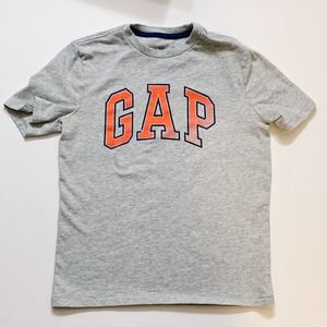 Gap Kids Boys Logo Shirt M Gray